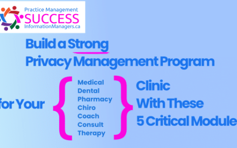 Build a Strong Privacy Management Program for Your Clinic With These 5 Critical Modules